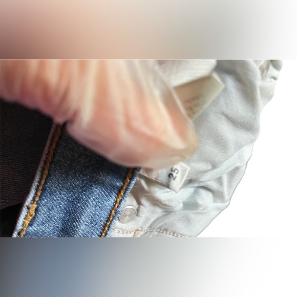 Reformation Women’s Skinny Boot Cut Jeans 25, Blue Stretch Medium Wash Straight - Picture 4 of 11